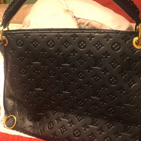 Handbags - Black Monogram Shoulder Bag
